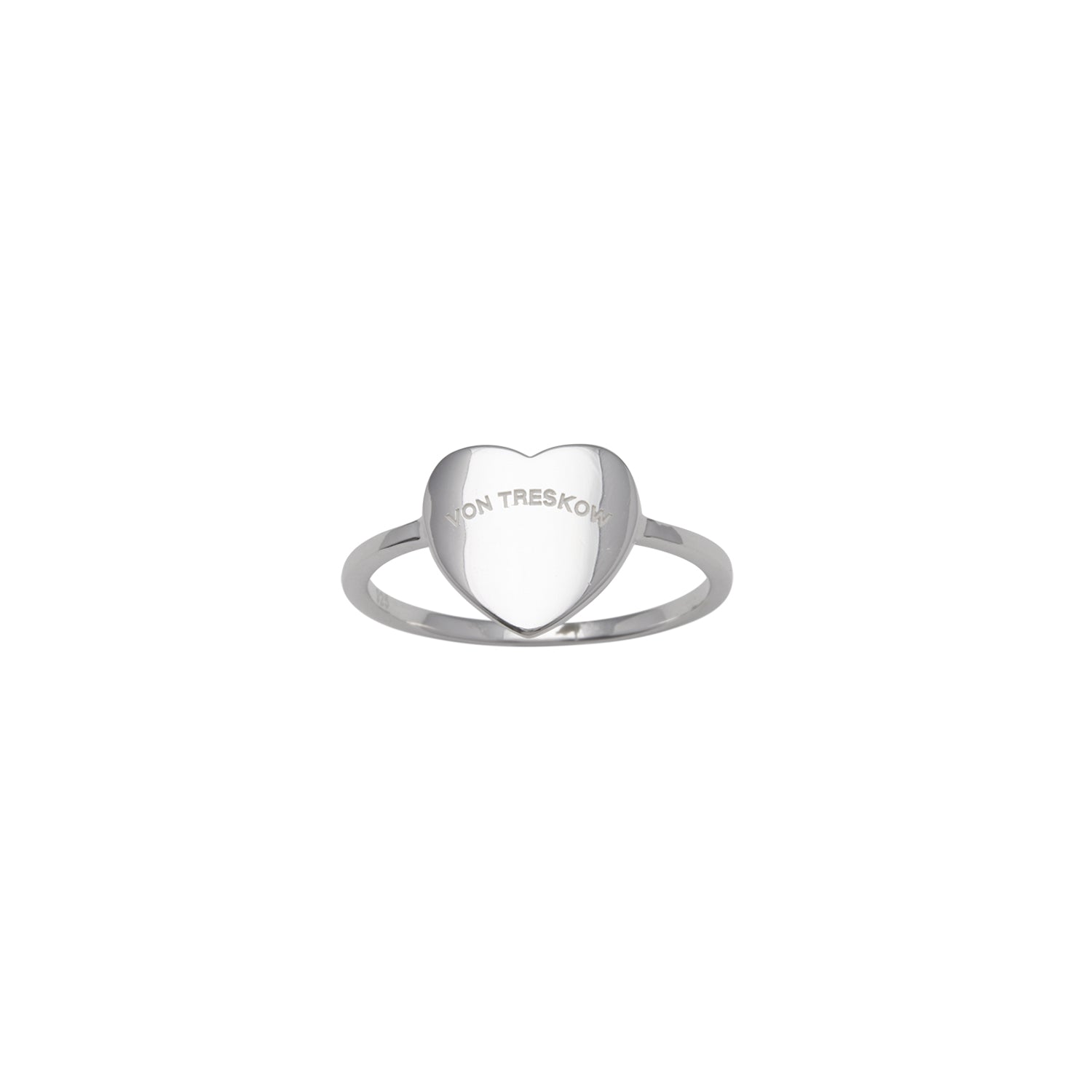 Von Treskow Sterling Silver Heart Ring