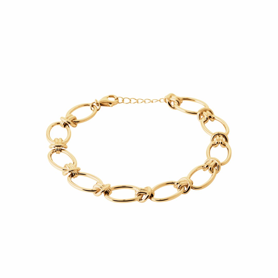 18ct Yellow Gold Plated Bracelet