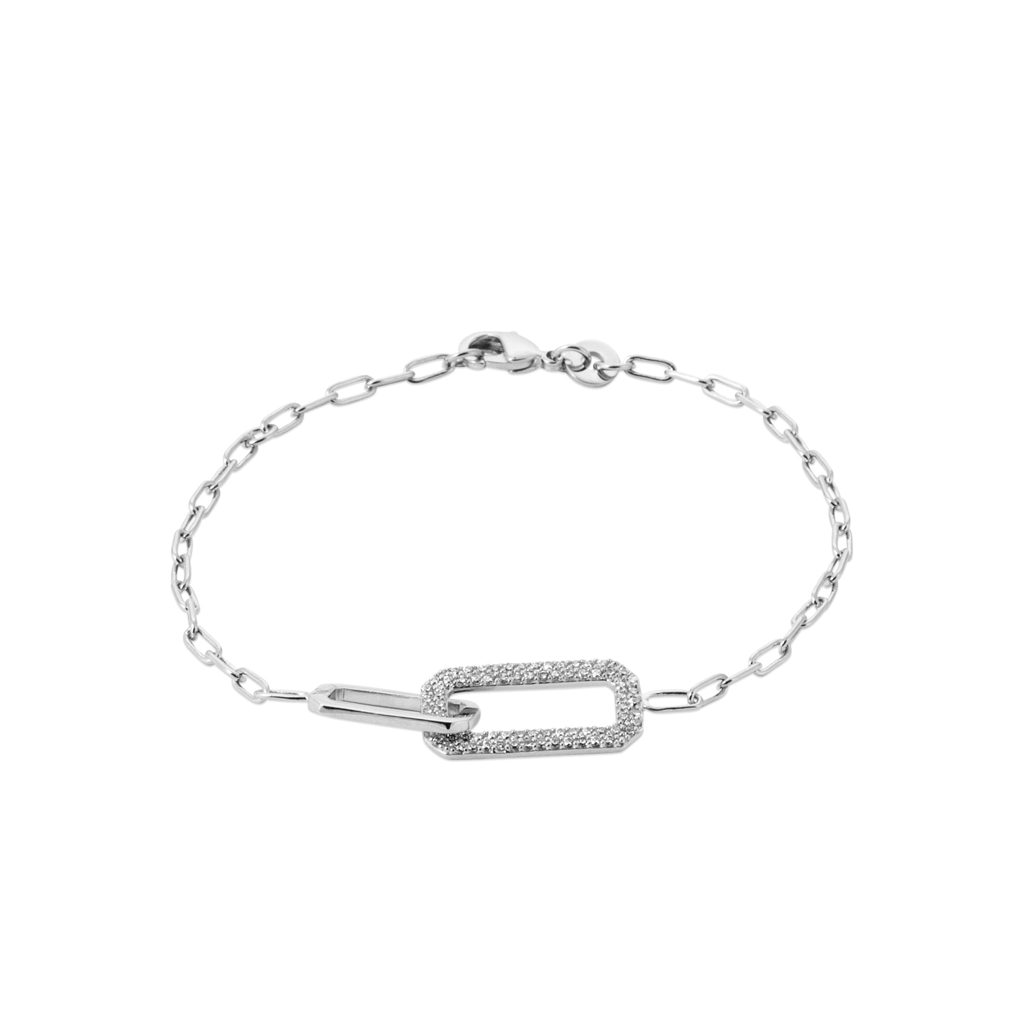 Sterling Silver CZ Bracelet