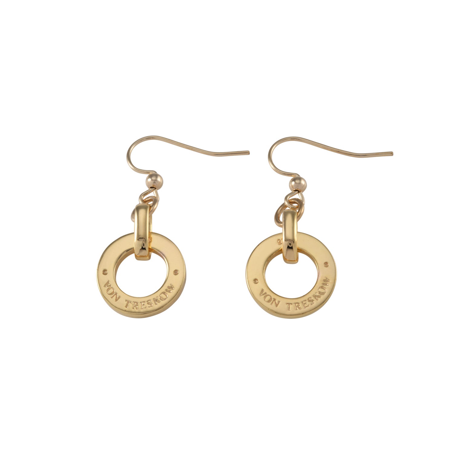 Vontreskow Yellow Gold Filled Earrings
