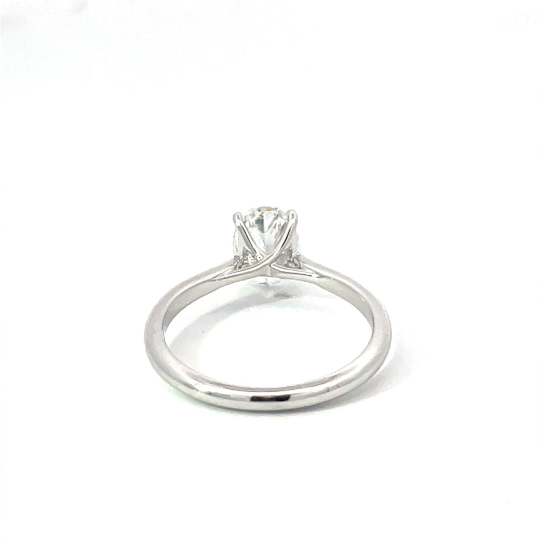 18ct White Gold Lab Grown Diamond Ring