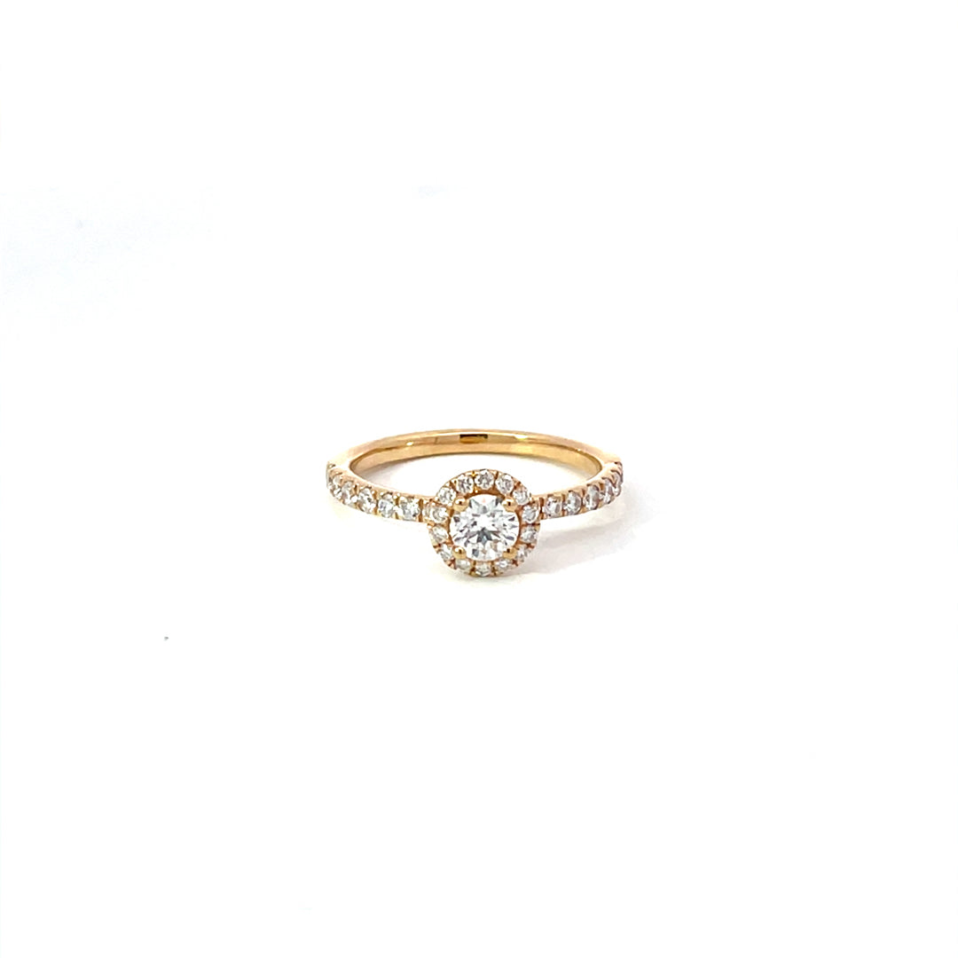 9ct Yellow Gold Lab Grown Diamond Ring