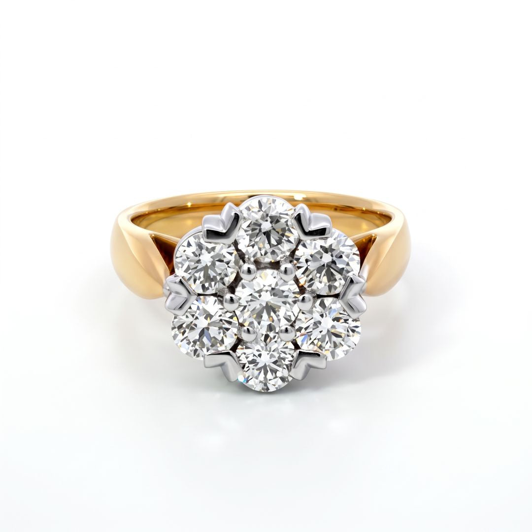 18ct Yellow Gold Diamond Ring