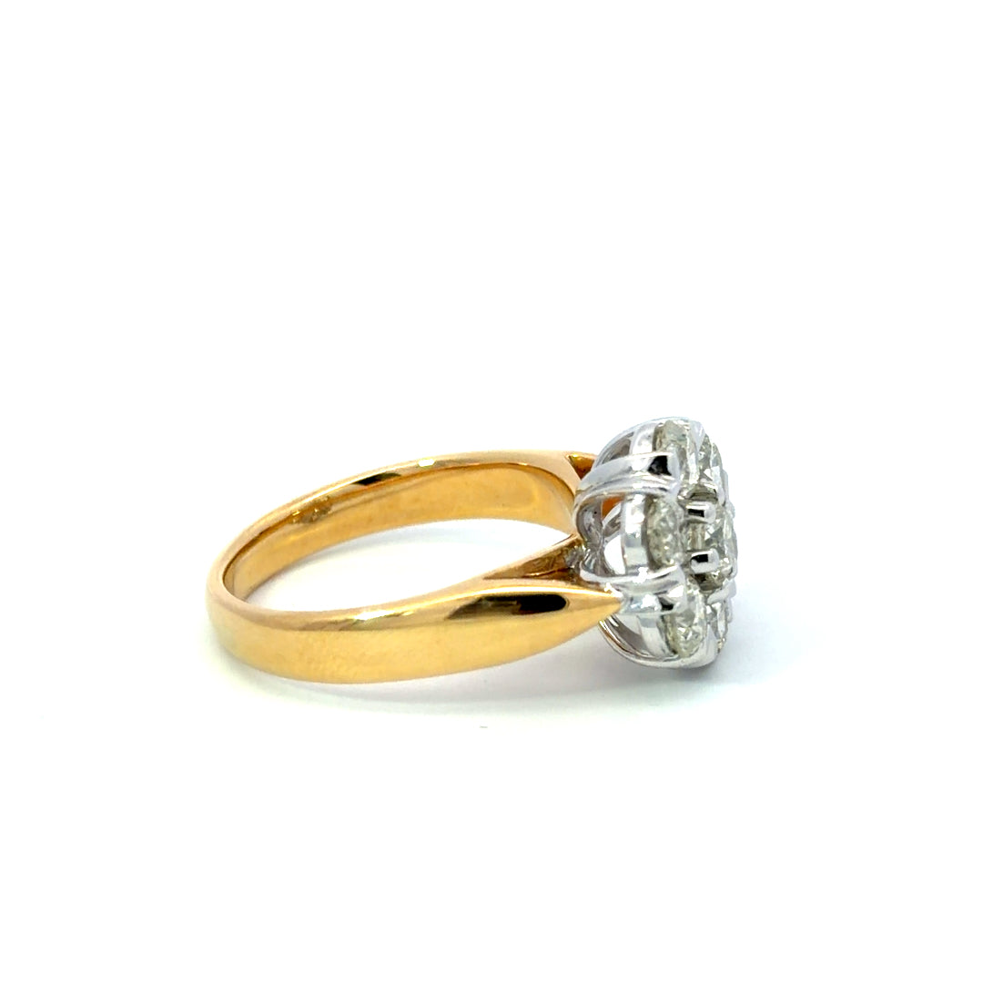 18ct Yellow Gold Diamond Ring