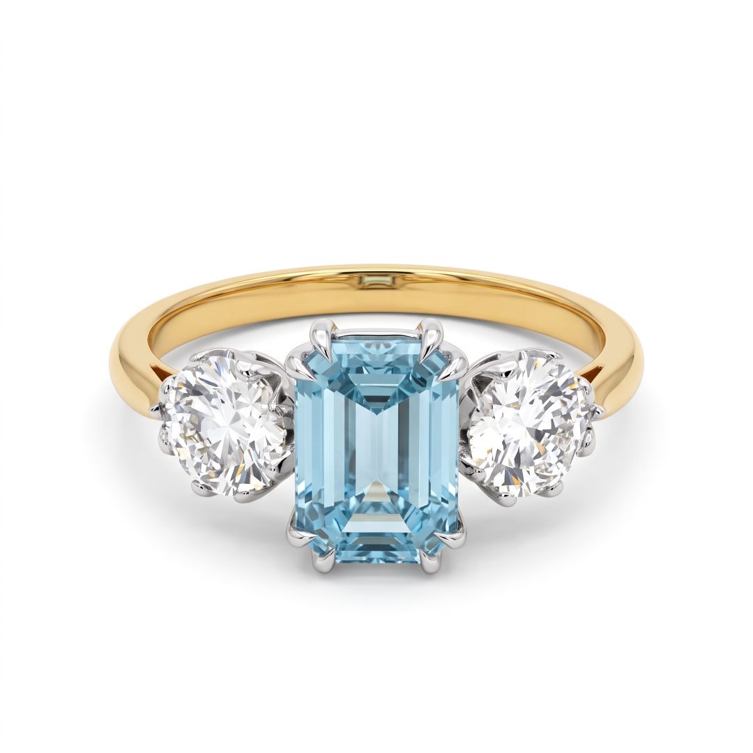 9ct Yellow Gold Lab Grown Diamond Ring