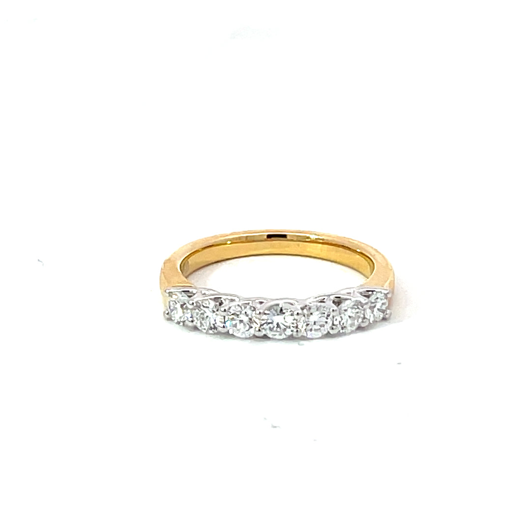 18ct Yellow/White Gold Lab Grown Diamond ring