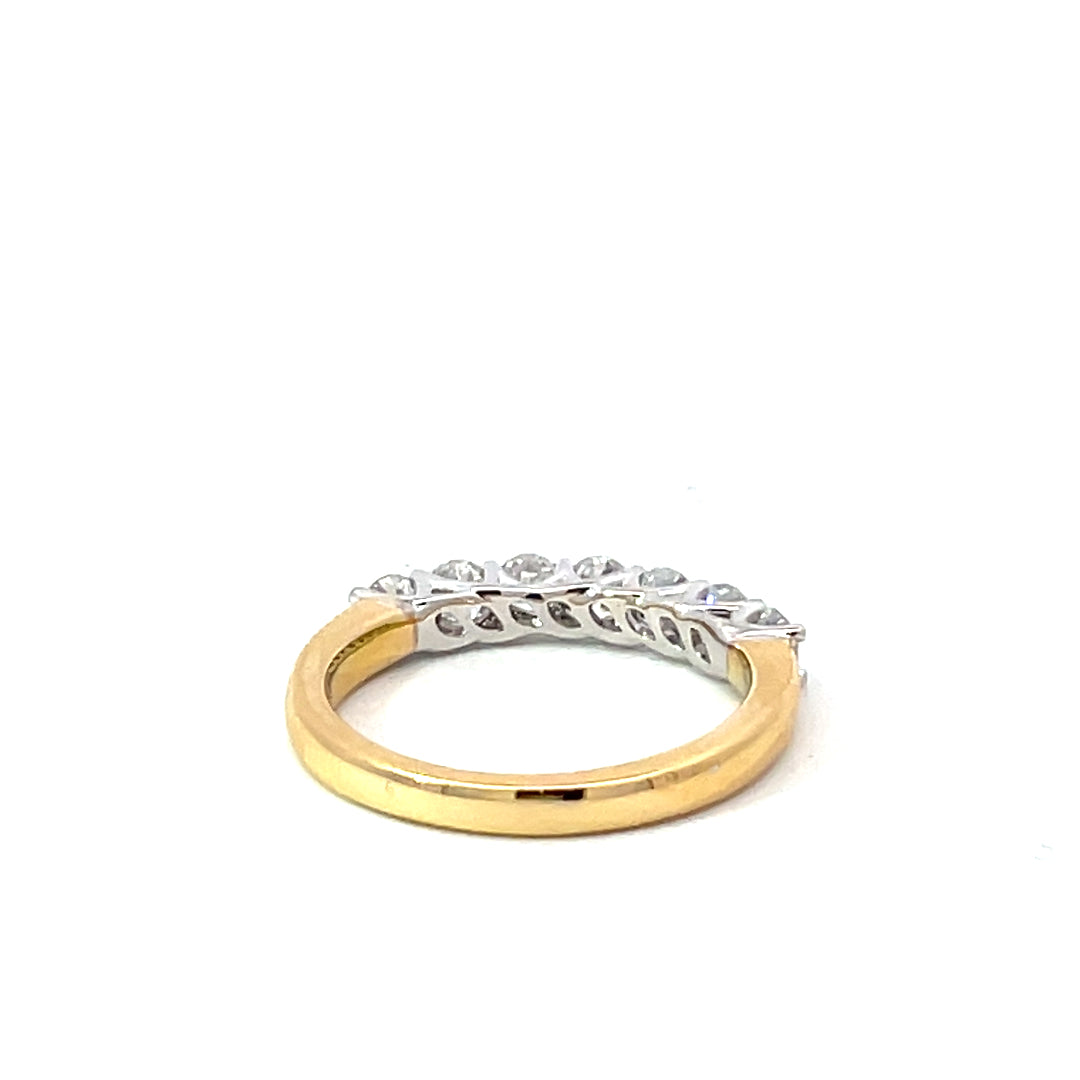 18ct Yellow/White Gold Lab Grown Diamond ring
