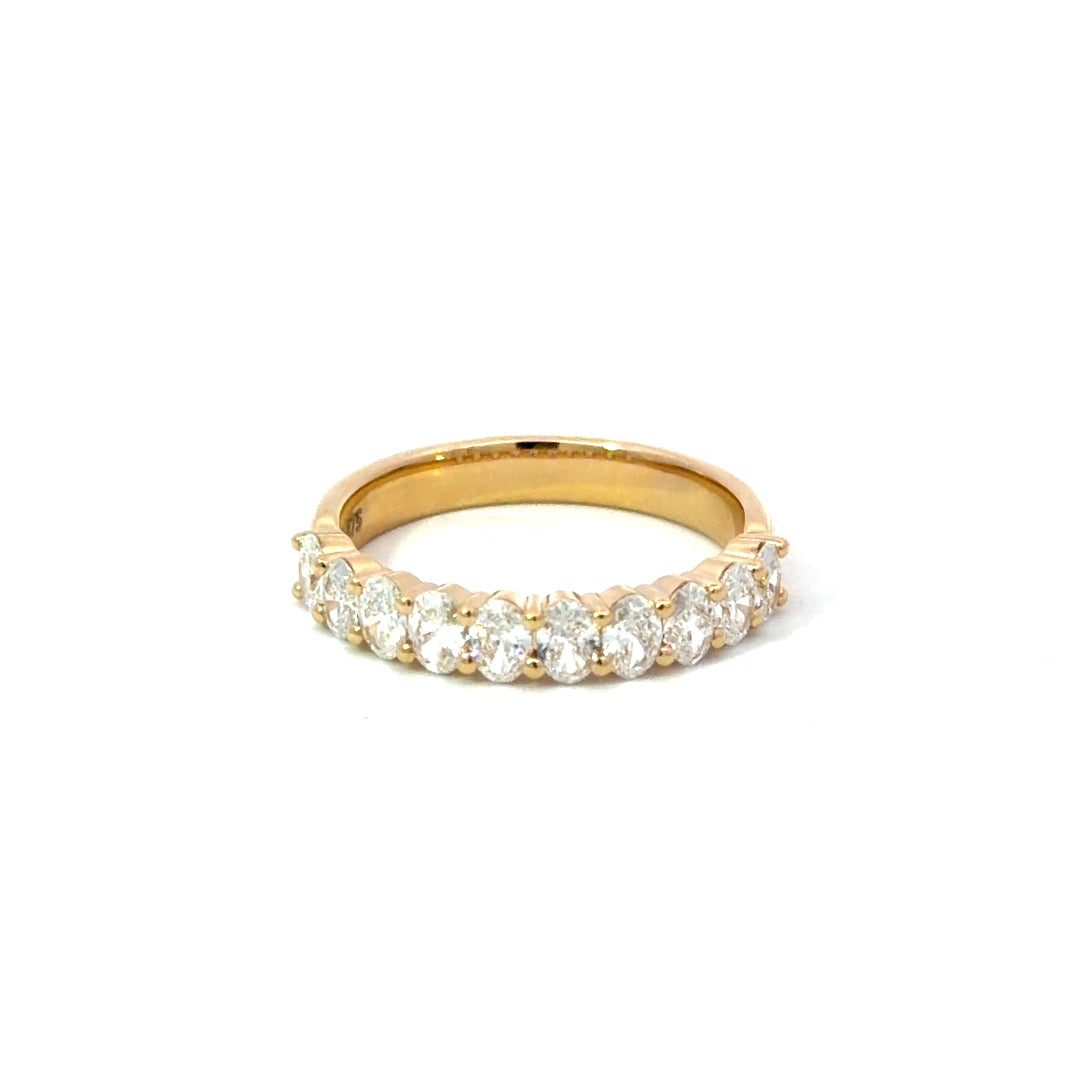 9ct Yellow Gold Lab Grown Diamond Ring