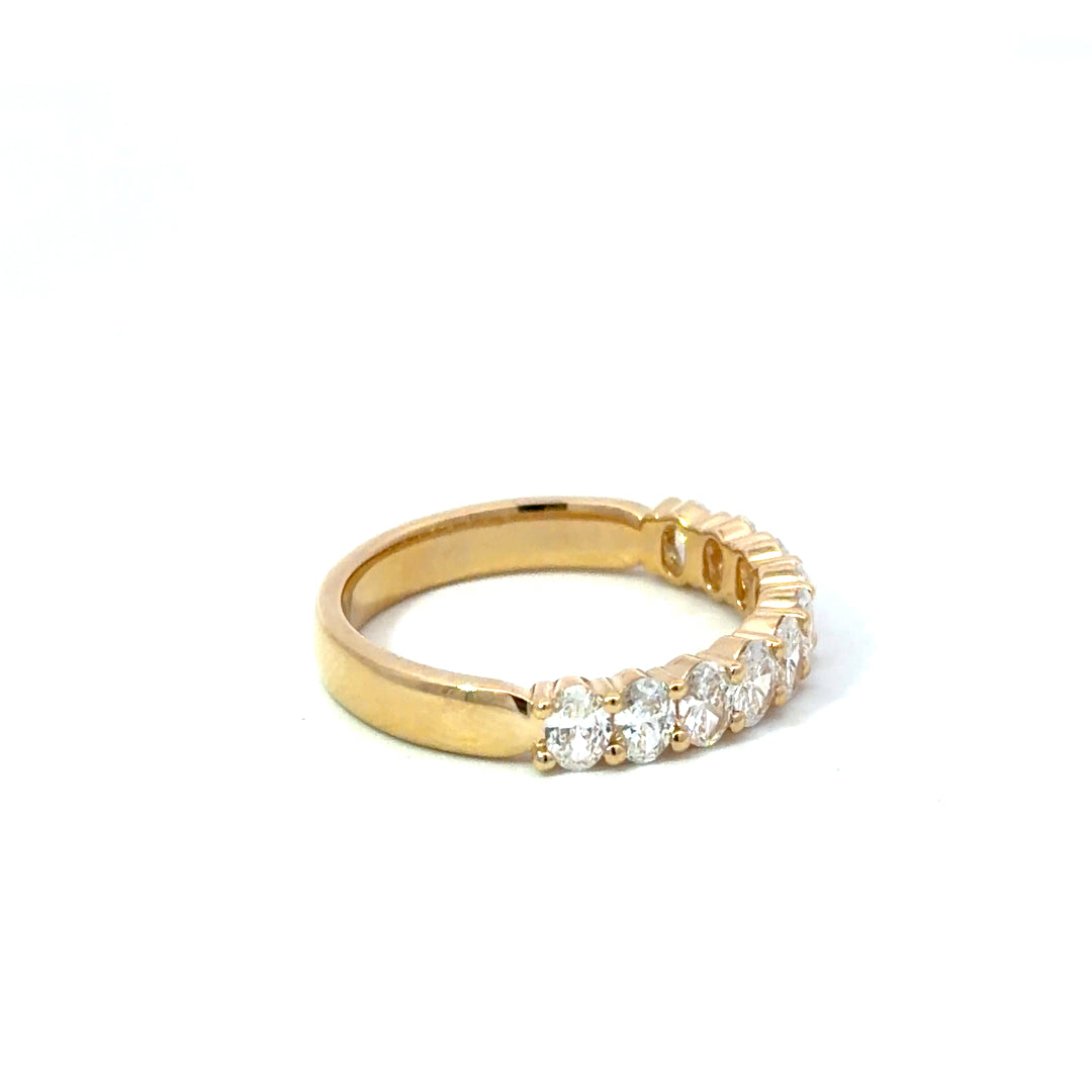 9ct Yellow Gold Lab Grown Diamond Ring