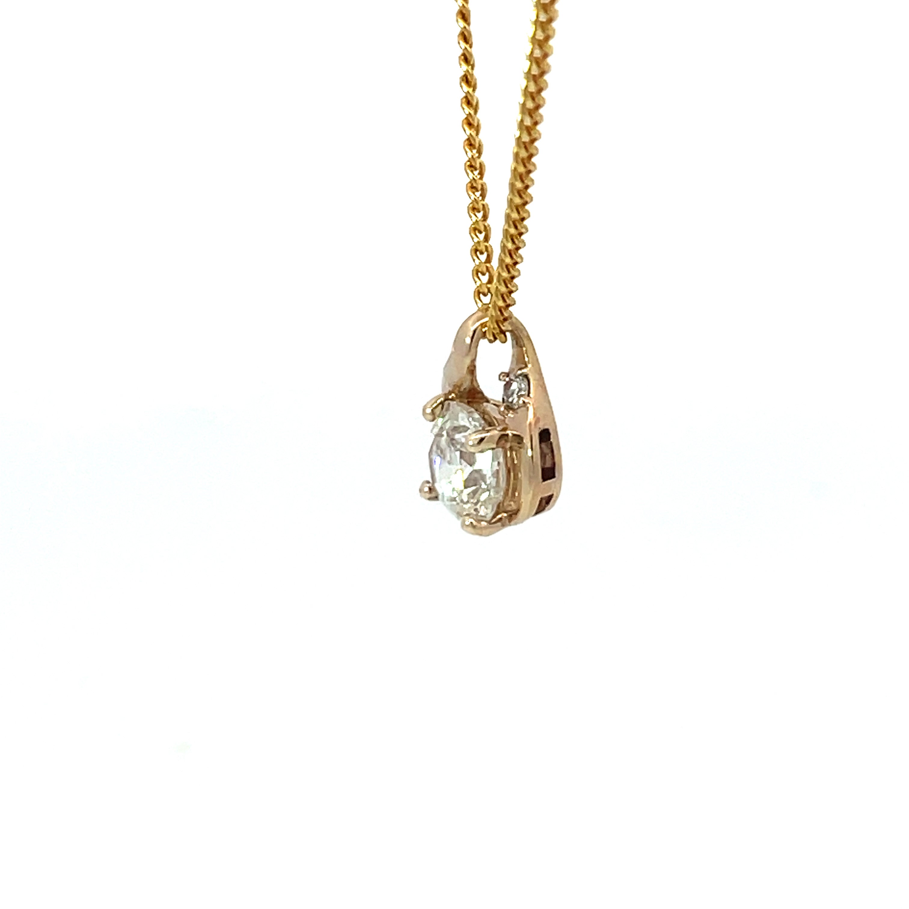 9ct Yellow Gold Passion8 Diamond Pendant