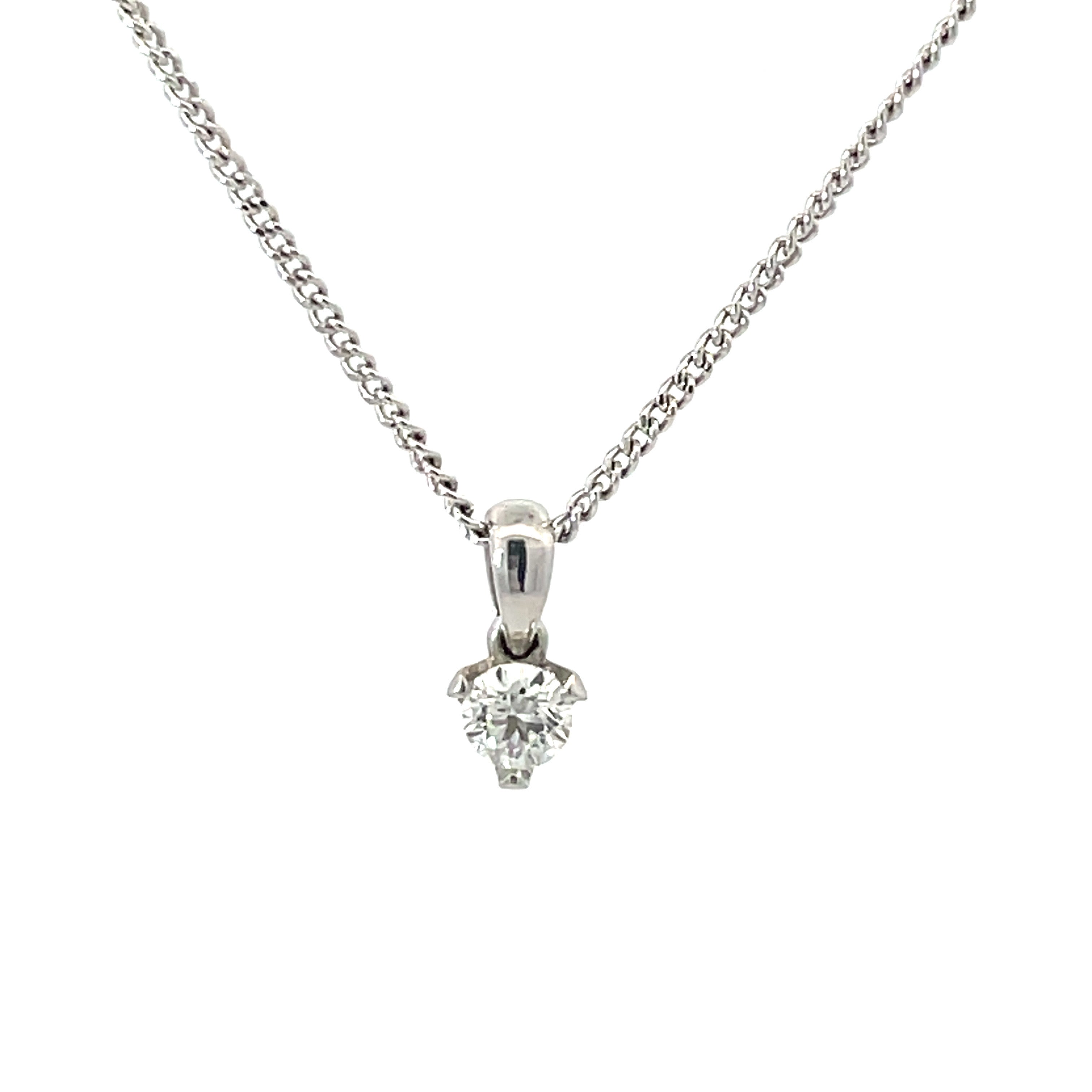 18ct White Gold Passion8 Diamond Pendant