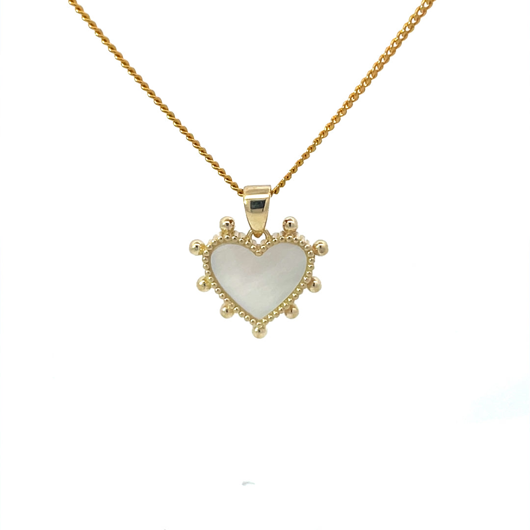 9ct Yellow Gold Heart Pendant