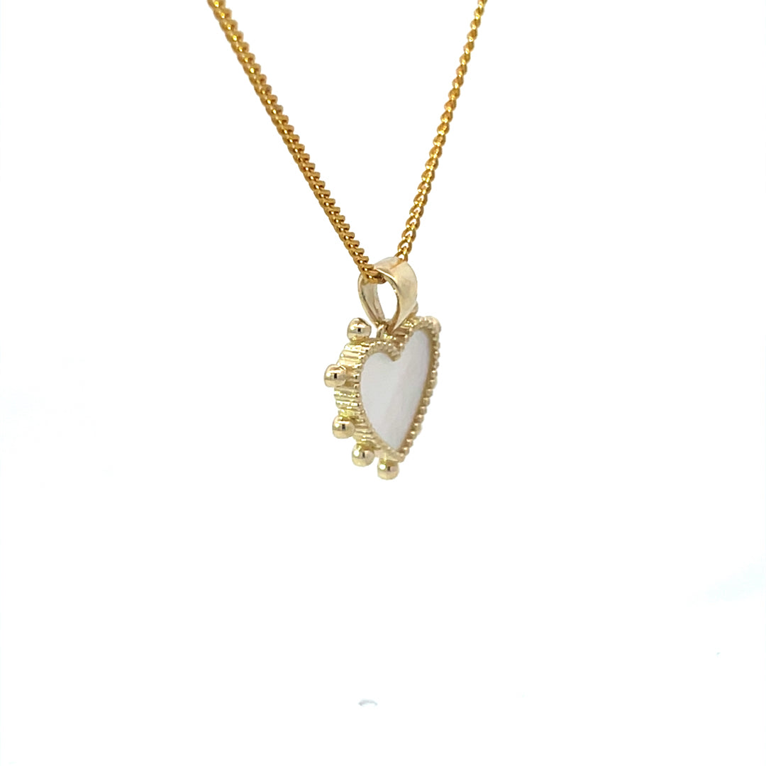 9ct Yellow Gold Heart Pendant