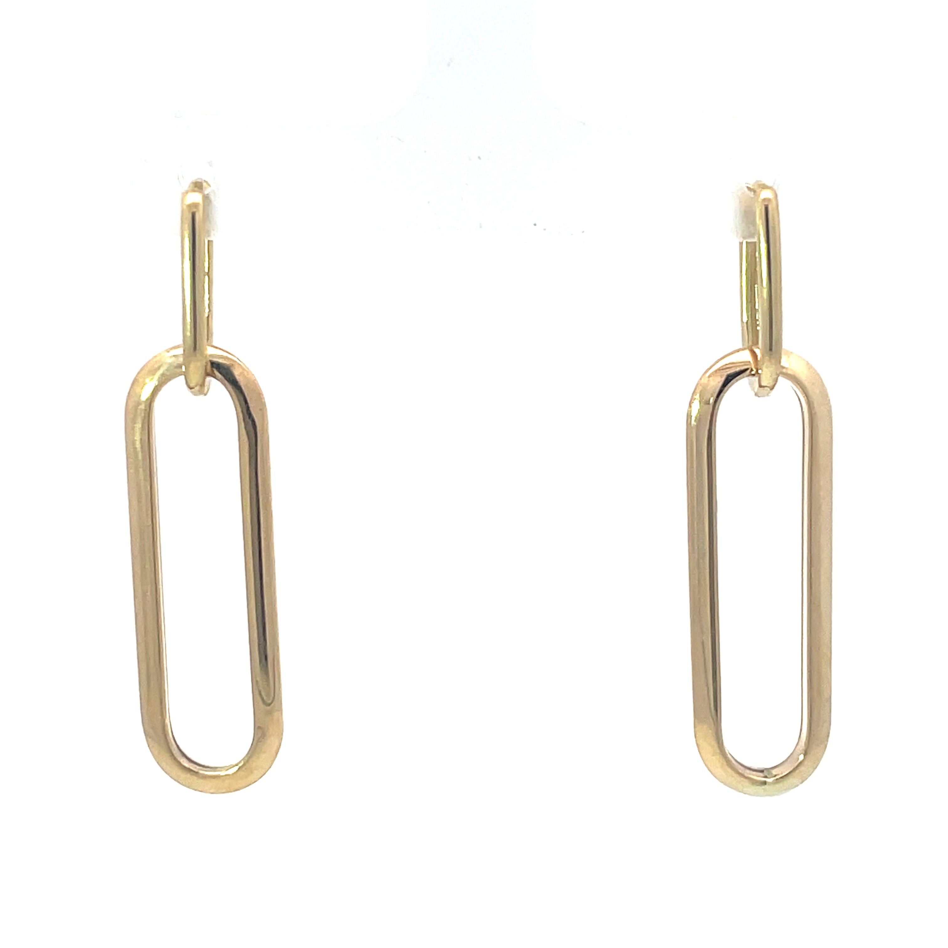 9ct Yellow Gold Double Hoop Earrings