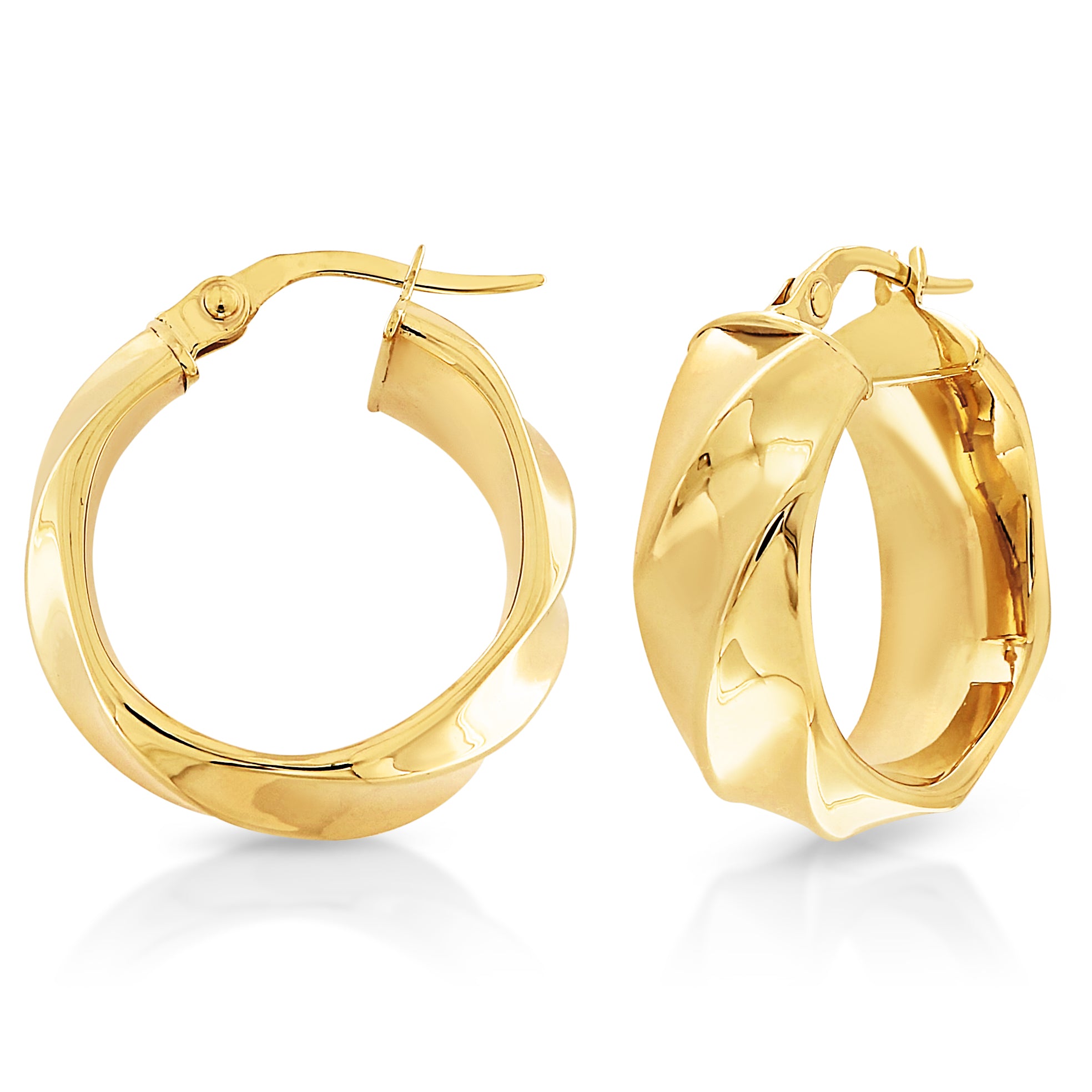 9ct Yellow Gold Hoops