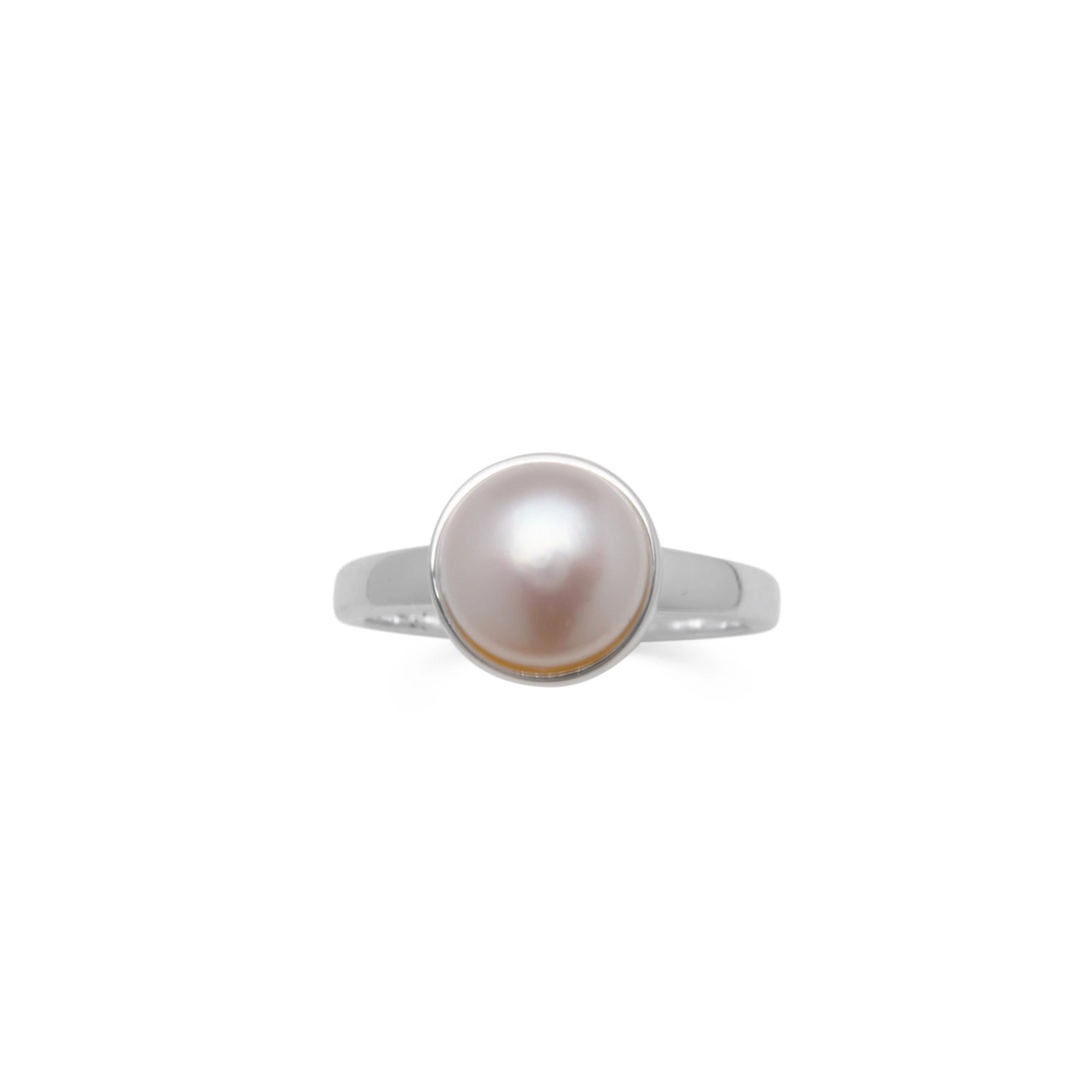 Vontreskow Sterling Silver Pearl Ring
