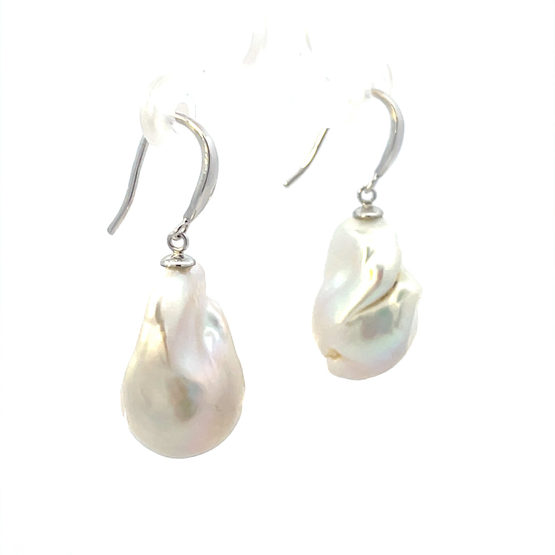 Sterling Silver Freshwater Pearl Earrings