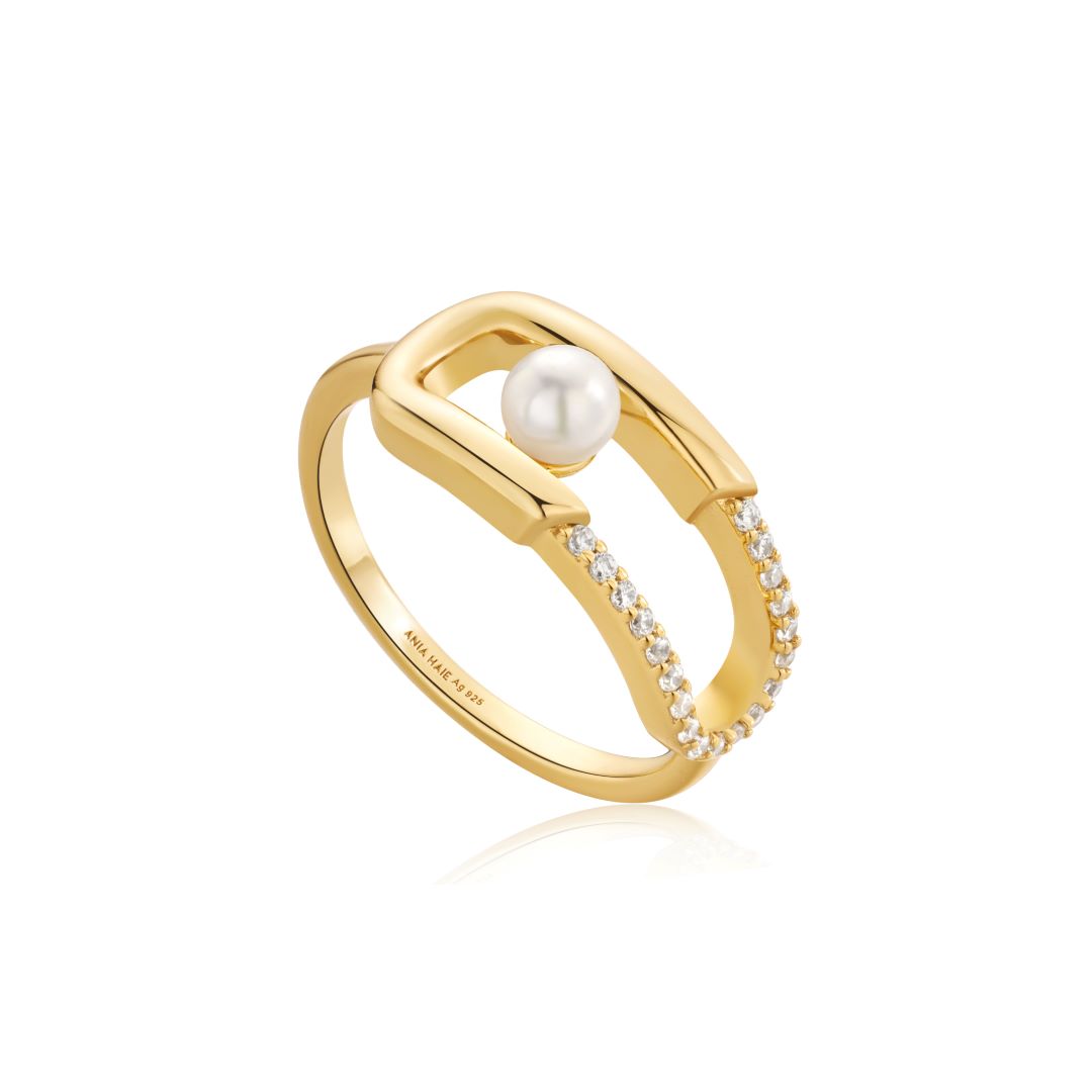 Ania Haie Modern Muse Pearl Ring