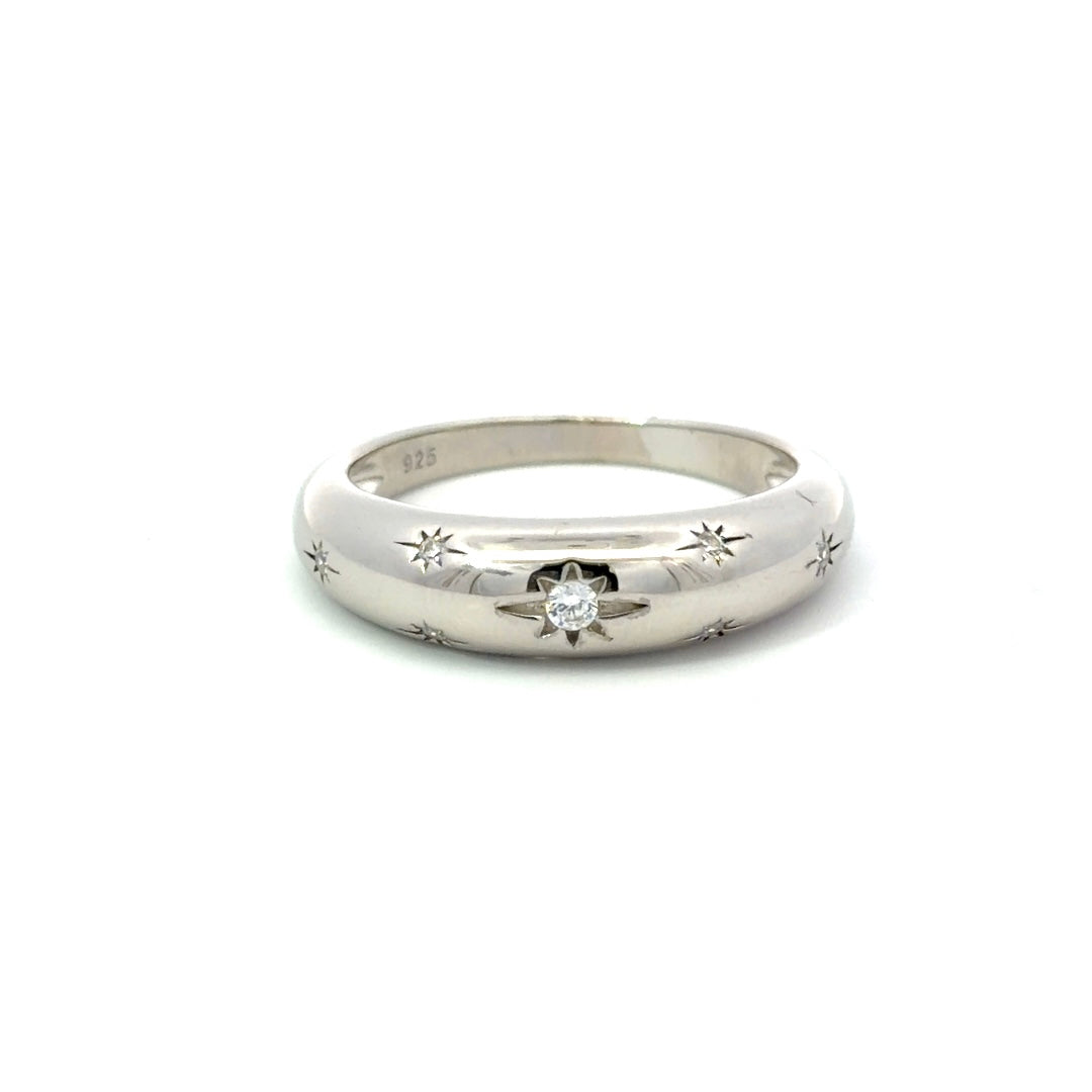 Sterling Silver CZ Ring
