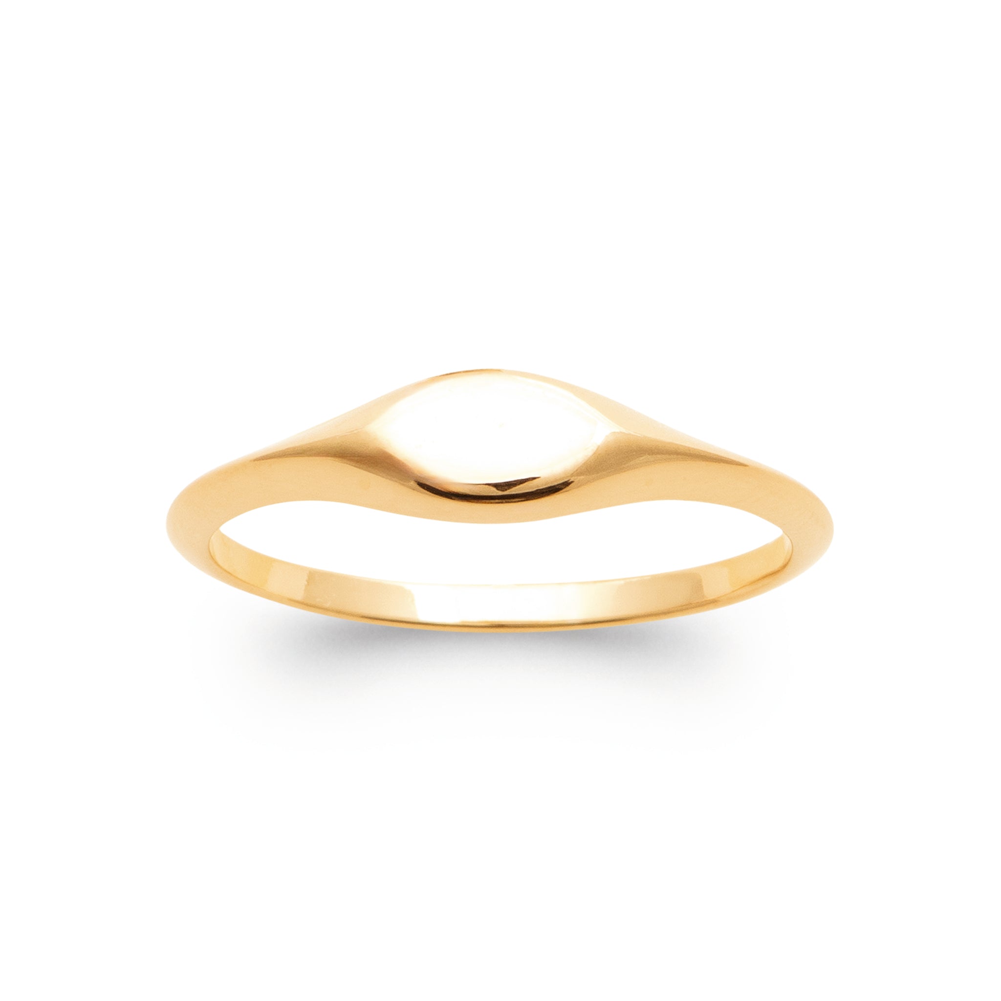 18ct Yellow Gold Plated Stacker Ring