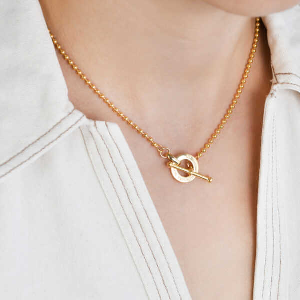 Vontreskow Yellow Gold Plated Necklace