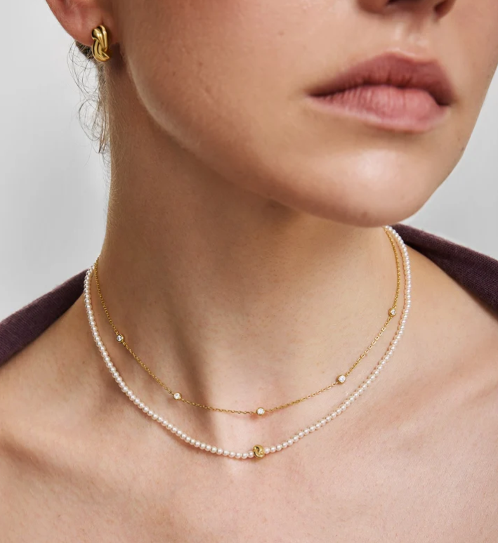 Ania Haie Swan Lake Pearl Necklace
