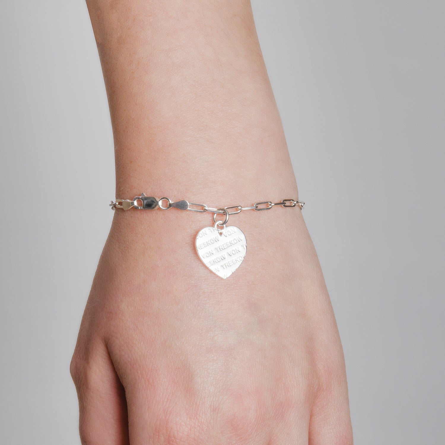 Von Treskow Fine Clip Liebe Heart Bracelet