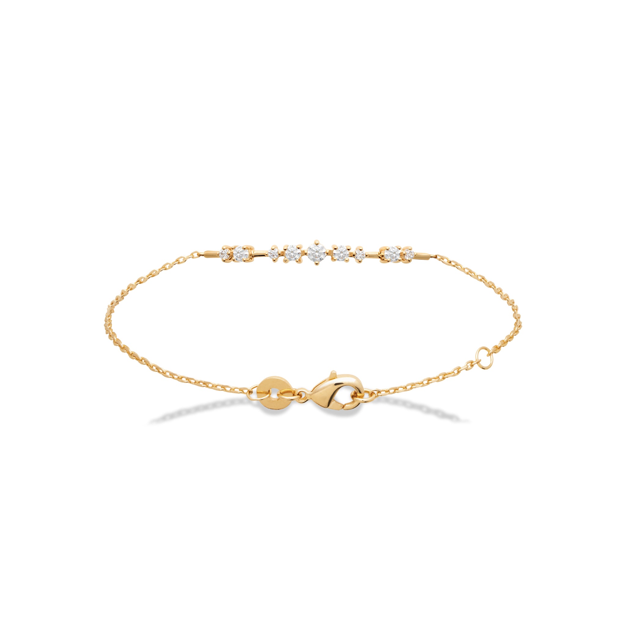 18ct Yellow Gold Plated CZ Bracelet