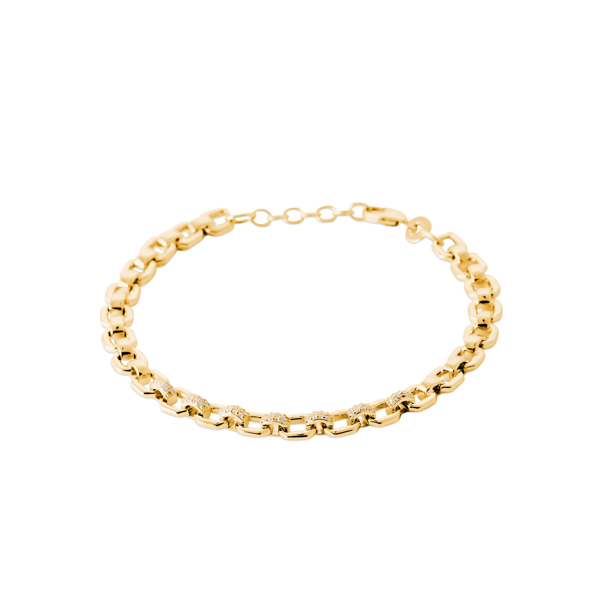 18ct Yellow Gold Plated Bracelet