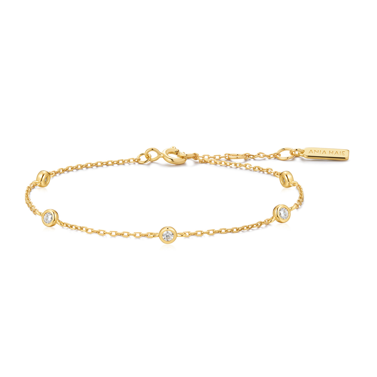 Ania Haie Starlit Drops CZ Bezel Bracelet