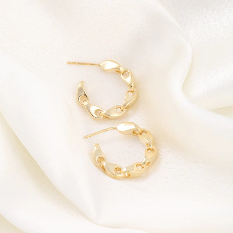Yellow Gold Plated Earrings