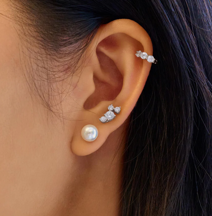 Ania Haie Luna Gaze Pearl Earrings
