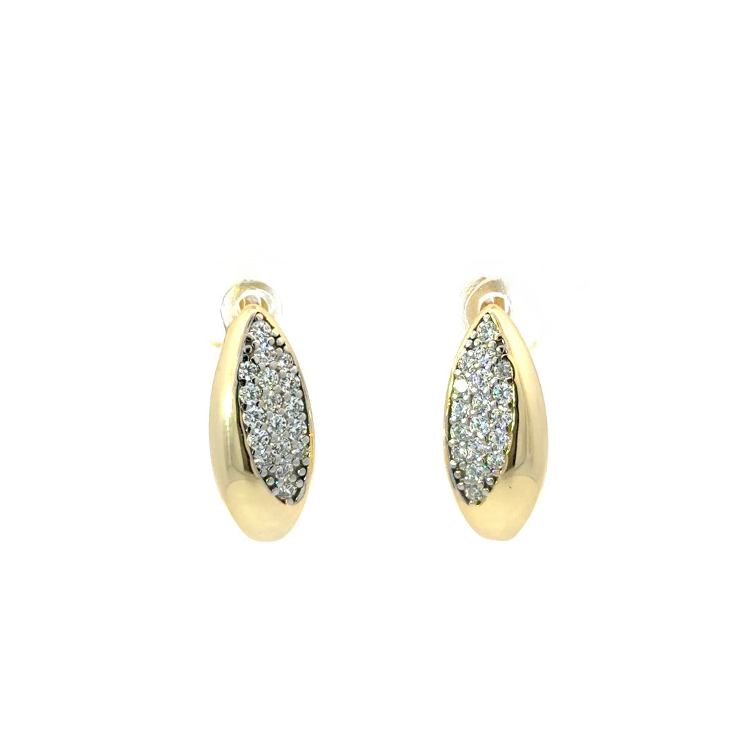 Sterling Silver GP Hoops