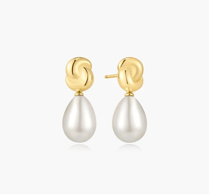 Ania Haie Swan Lake Pearl Earrings