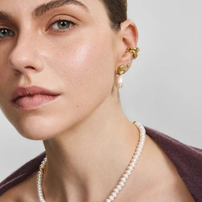 Ania Haie Swan Lake Pearl Earrings