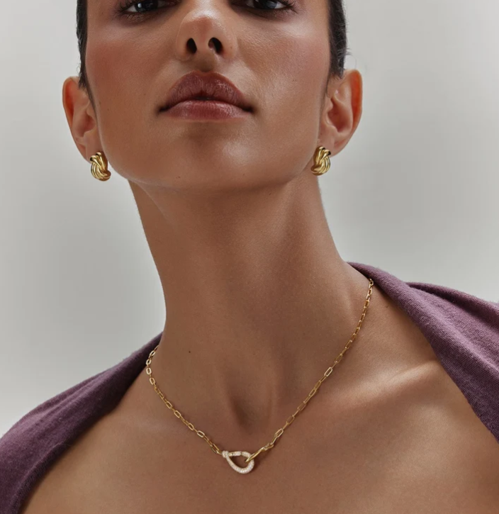 Ania Haie Swan Lake Stud Earrings