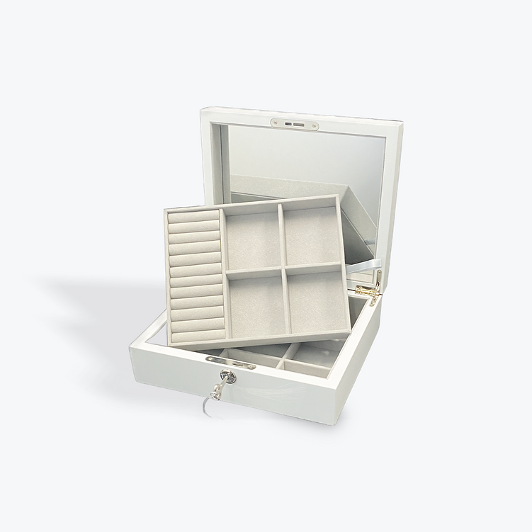White Jewellery Box